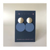 Matte Gold Disc Earrings