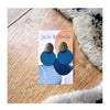 Matte Gold Disc Earrings