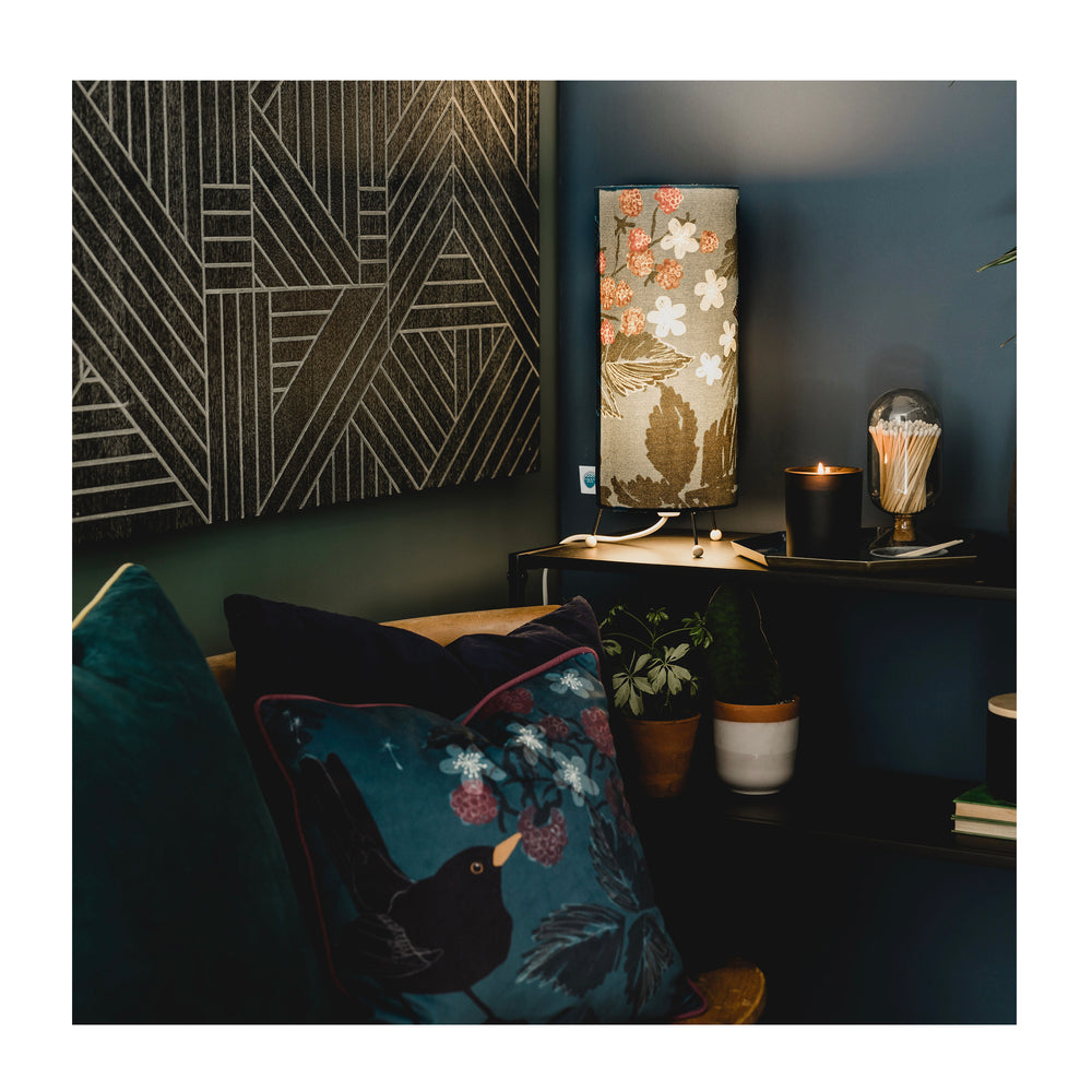 
                  
                    A Hedgerow Lamp - Table from Harbour Lane Studio.
                  
                