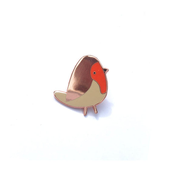 Robin Enamel Pin