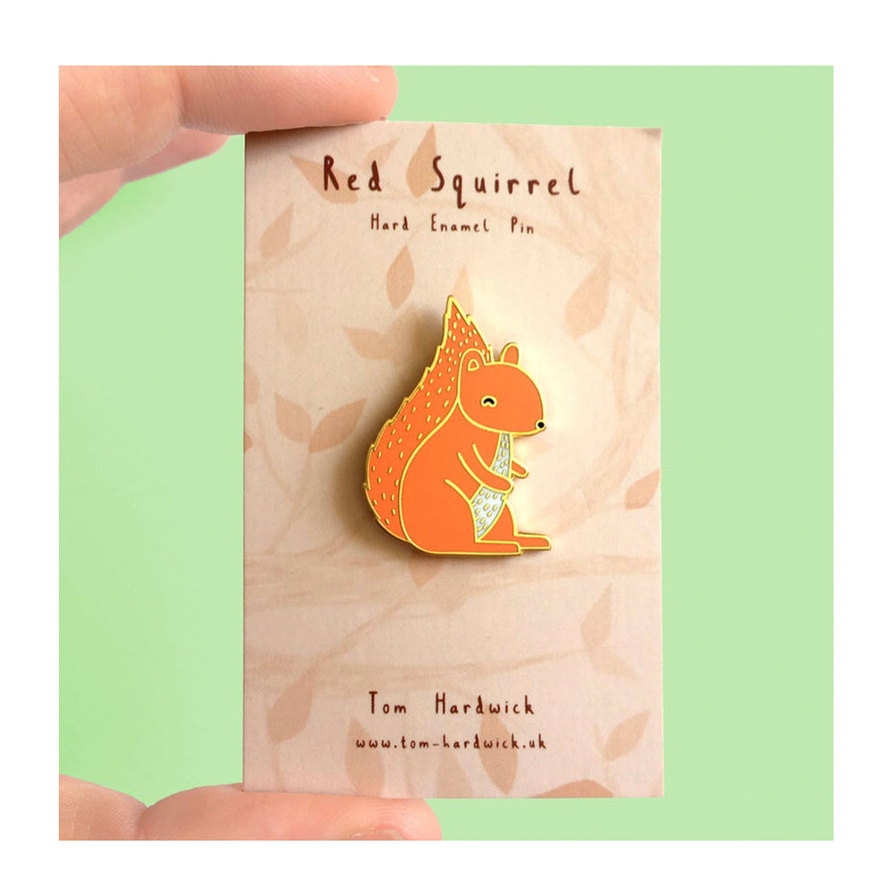 
                  
                    Red Squirrel Enamel Pin
                  
                