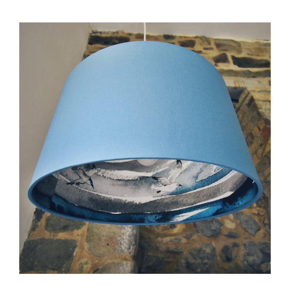 Inside Out Sea and Sky Lampshade