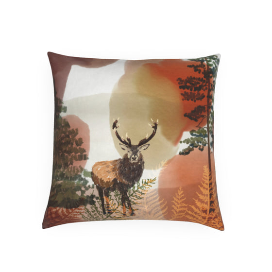 Woodland Stag Square Cushion