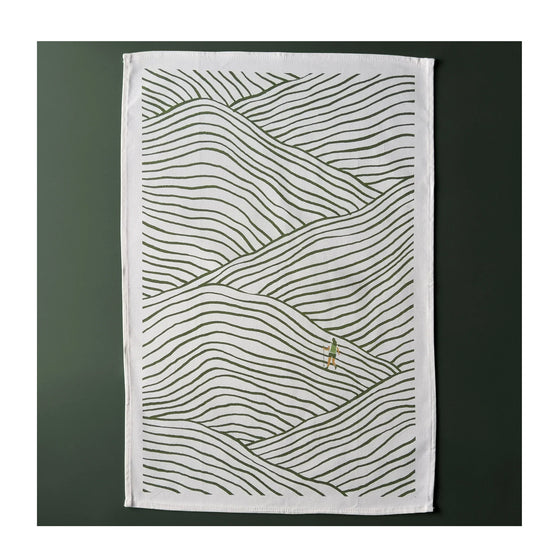Walking Tea Towel